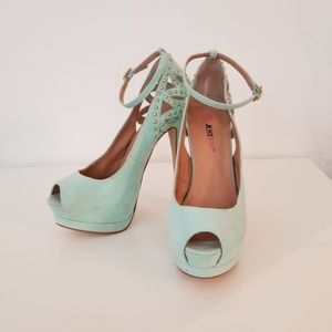 Peep Toe High Heels